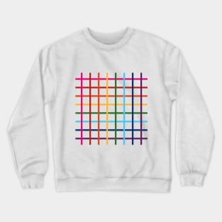 Pride Plaid Crewneck Sweatshirt